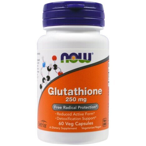 NOW Foods Glutathione (Glutation), 250mg - 60 Capsule